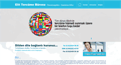 Desktop Screenshot of elit-tercume.com